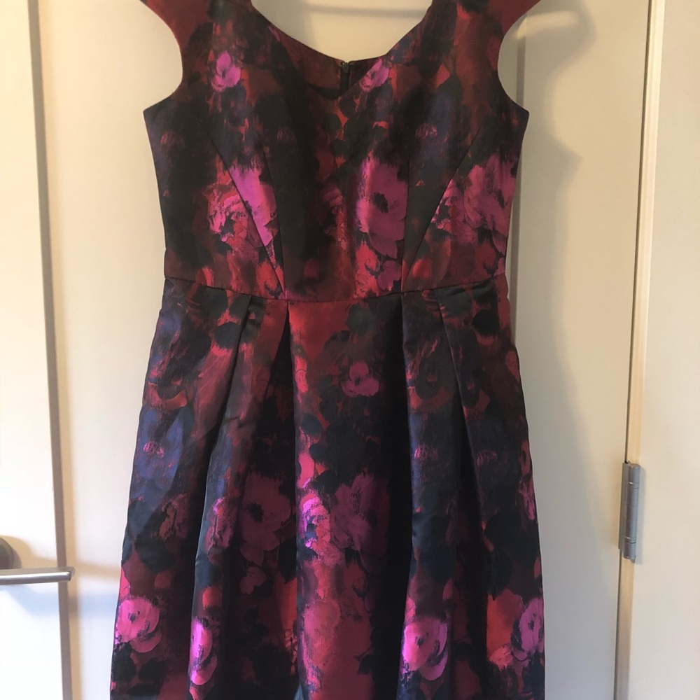 Maggie London floral open shoulder dress - Picture 2 of 4